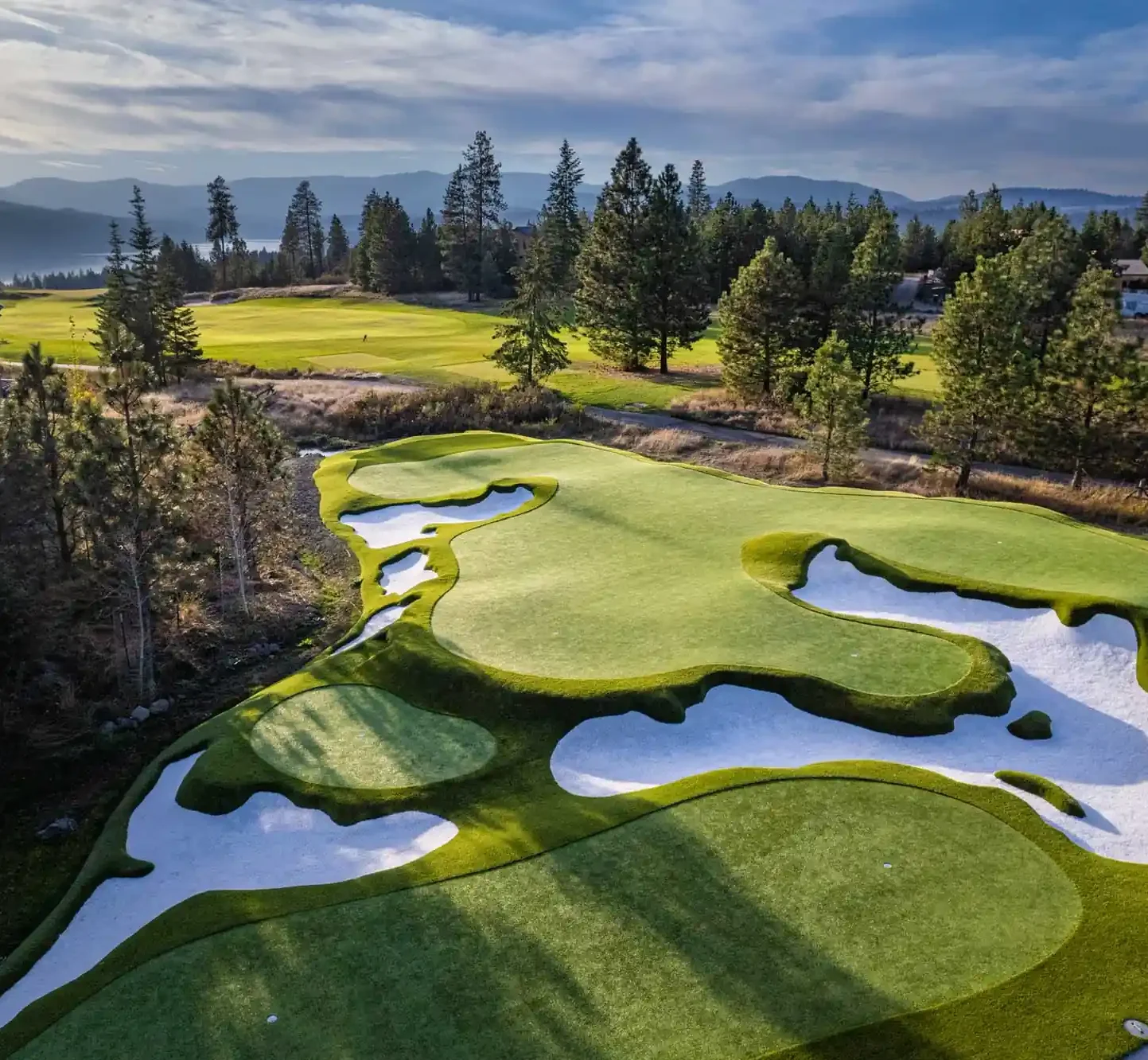back nine greens luxury putting greens
